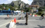 La frontière franco-italienne à Menton, le 3 juin 2020
