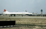Le Concorde à l'aéroport de Dallas le 20 septembre 1973