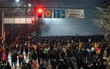 Manifestation Ă Almaty (Kazakhstan) dans la nuit du 4 au 5 janvier 2022