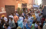 Des partisans du Parti Authenticité et Modernité (PAM, libéral) lors de la campagne électorale à Marrakech, le 3 septembre 2021