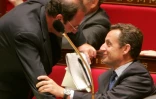François Hollande et Nicolas Sarkozy François Hollande lors de la séance des questions au gouvernement, le 25 octobre 2005 à l'Assemblée Nationale à Paris