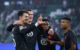 Les Lillois avec un but de Jse Fonte (g) ont décroché leur qualification pour les 8e de finale de la C1 à Wolfsburg, le 8 décembre 2021