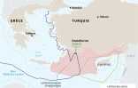 La conflictuelle frontière maritime gréco-turque