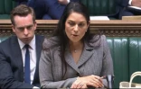 La ministre britannique de l'Intérieur  Priti Patel au Parlement, le 15 juin 2022 à Londres