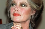 L'actrice française Brigitte Bardot, le 20 avril 1989 à Paris 