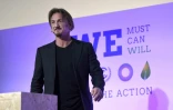 L'acteur américain Sean Penn, intervient lors de la COP21 à Paris le 5 décembre 2015