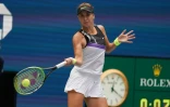 Belinda Bencic s'est qualifiée pour sa première demi-finale de Grand Chelem en battant Donna Vekic, le 4 septembre 2019 à l'US Open, à New York.
