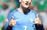 L'attaquant de l'équipe de France Antoine Griezmann auteur d'un doublé face à l'Irlande au Parc OL à l'Euro, le 26 juin 2016
