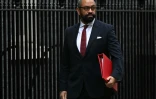 Le ministre de l'Intérieur britannique James Cleverly, le 14 novembre 2023 à Londres
