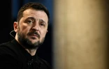 Le président ukrainien Volodymyr Zelensky à Paris le 27 mars 2025