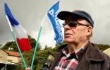 Un militant du Front national le 9 septembre 2017 à Brachay