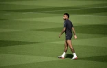 L'attaquant brésilien du Paris-SG, Neymar, à l'entraînement à Saint-Germain-en-Laye, le 29 août 2019
