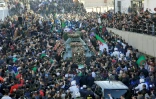 Vue générale des funérailles à Alger le 25 décembre 2019 du général Ahmed Gaïd Salah
