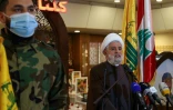 Le nouveau chef du Hezbollah libanais Naïm Qassem, le 15 février 2022