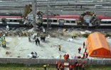Explosions dans un train à la gare d'Atocha à Madrid, le 11 mars 2004