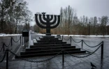 Le mémorial de Babi Yar, le 2 mars 2022 à Kiev, en Ukraine