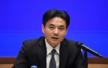le porte-parole du Bureau des affaires de Hong Kong et Macao, Yang Guang, lors d'une conférence de presse, le 6 août 2019 à Pékin 