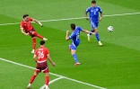 Ruben Vargas (g) marque le deuxième but suisse contre l'Italie, le 29 juin 2024 à Berlin