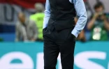 Le sélectionneur anglais Gareth Southgate après l'élimination par la Croatie en demi-finale du Mondial, le 11 juillet 2018 à Moscou 