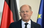 Le chancelier allemand Olaf Scholz le 24 mai 2024 Ă Berlin