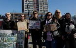 Manifestation à Kiev pour un échange de prisonniers. Le 2 mars 2026