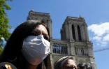 Anne Hidalgo devant Notre Dame de Paris, le 31 mai 2020