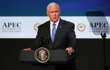Le vice-président américain Mike Pence au sommet de l'Apec, à Port Moresby le 17 novembre 2018 