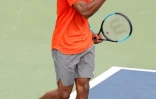 Gaël Monfils, vainqueur du Lituanien Ricardas Berankis à Dubaï, le 28 février 2019   