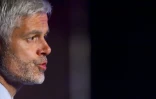 Le patron des députés LR Laurent Wauquiez, le 22 mars 2025, à Epinal, dans les Vosges