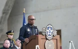 Le chef de la police de Dallas, David Brown, le 11 juillet 2016 à Dallas, au Texas 
