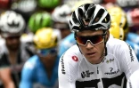 Le Britannique Chris Froome lors de la 13e étape du Tour de France entre Bourg-d'Oisans et Valence, le 20 juillet 2018 