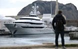 Le yacht Amore Vero lié à Igor Setchine, patron du géant énergétique russe Rosneft et saisi par la France, à la Ciotat le 3 mars 2022