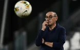 L'entraîneur de la Juventus Maurizio Sarri durant la rencontre face à la Sampdoria Gênes à Turin, le 26 février 2020