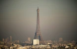 Brouillard de pollution le 8 décembre 2016 à Paris