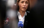 La secrétaire générale de la CGT Sophie Binet s'exprime devant la presse après s'être entretenue avec le Premier ministre Sébastien Lecornu, le 15 septembre 2025 à Paris