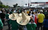 Des supporters mexicains se rassemblent le 11 juin 2026 à Mexico avant le coup d'envoi du match d'ouverture du Mondial-2026 entre le Mexique et l'Afrique du Sud