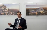 Grant Johnson, à la tête de City of Dreams, nouveau casino à Chypre du groupe hongkongais Melco, à Limassol, dans le sud de Chypre, le 10 novembre 2021