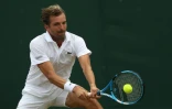 Julien Benneteau lors du 2e tour de Wimbledon le 5 juillet 2018