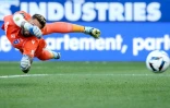 Le gardien auxerrois Benoît Costil contre Marseille, le 3 septembre 2022 à Auxerre  