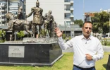 Le maire de Bornova, Omer Eski, lors d'une interview, le 7 août 2026 à Bornova, en Turquie