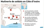 Mutinerie de soldats en Côte d'Ivoire
