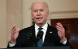 Le président américain Joe Biden parle à la presse à Washington le 20 mai 2021