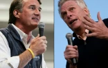 Le républicain Glenn Yougkin (G) et le démocrate Terry McAuliffe (D) s'affrontent pour le poste de gouverneur de Virginie