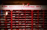 Les lettres reçues par le père Noël dans son village, près de Rovaniemi, en Laponie finlandaise, le 2 décembre 2019.