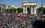 Défilé du 1er mai 2023 à Marseille, contre la réforme des retraites