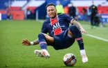 L'attaquant brésilien du Paris Saint-Germain, Neymar, lors du match de L1 contre Lille, le 3 avril 2021 au Parc des Princes