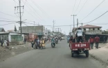Une rue de Goma après des affrontements, le 30 janvier 2025 en RDC