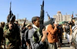 Des combattants des rebelles Houthis à Sanaa, au Yémen, le 11 janvier 2024