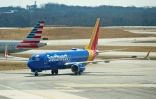 Un Boeing 737 MAX 8 de la compagnie Southwest Airlines sur le tarmac de l'aéroport de Baltimore, le 13 mars 2019
