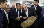Emmanuel Macron en visite sur le port du Guilvinec, le 21 juin 2018